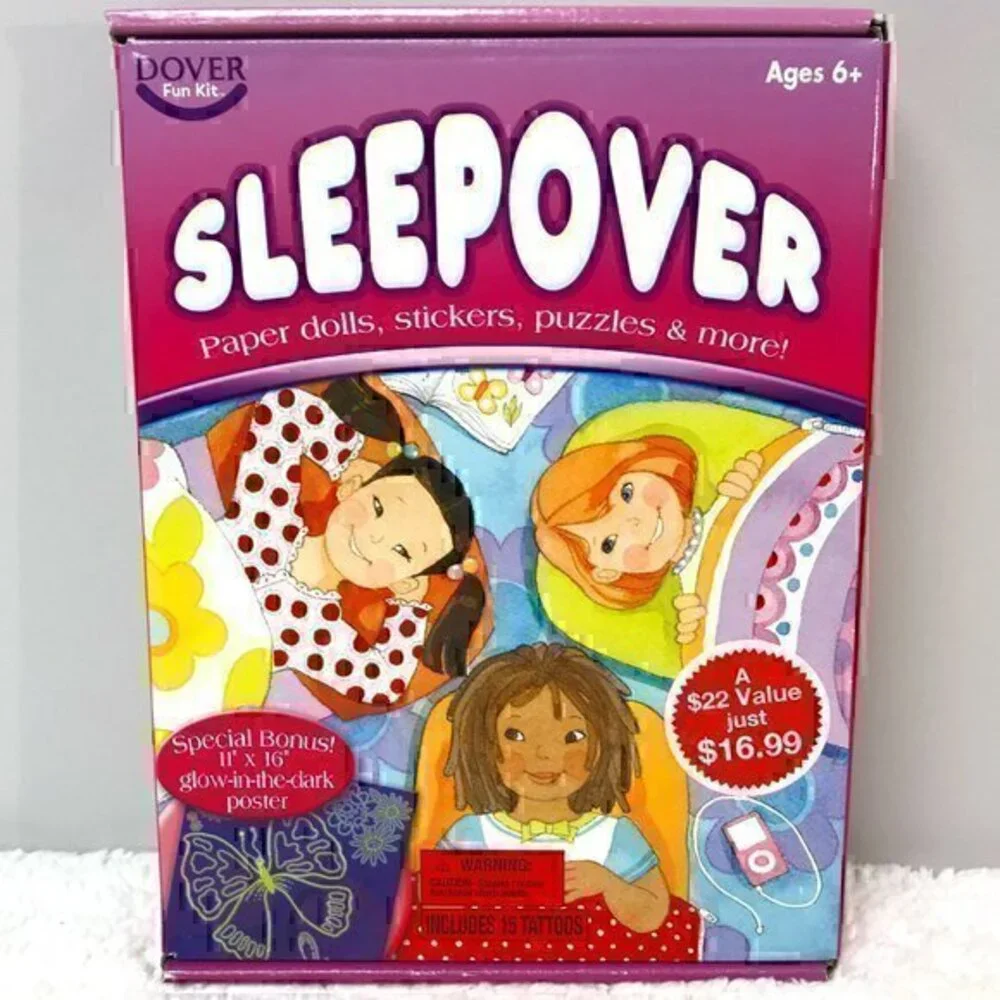 Dover "Sleepover" Fun Kit - Picture 1 of 3